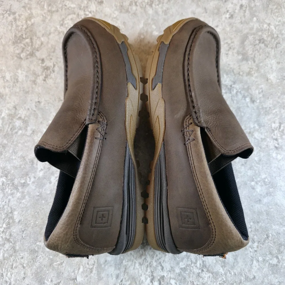5.11 Tactical CCW Field Ops Slip‎ On Shoes Mens Size 8 Brown Leather *Worn Once.